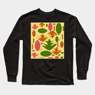 Leaf shapes Long Sleeve T-Shirt